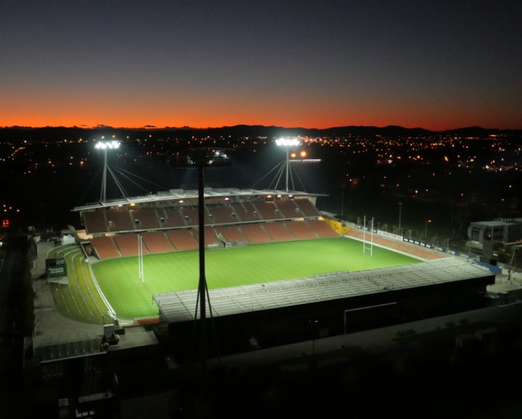 Aerial Exterior Venue July 2015 FMG Stadium Waikato