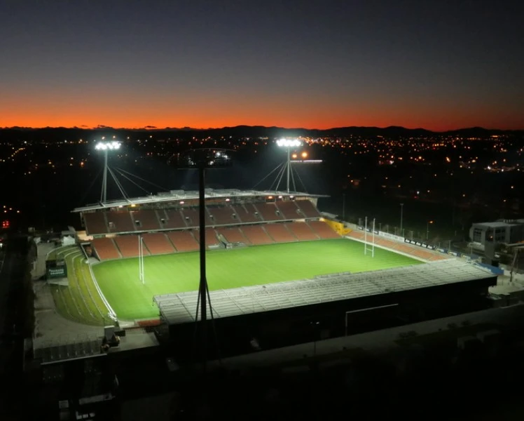 Aerial Exterior Venue July 2015 FMG Stadium Waikato