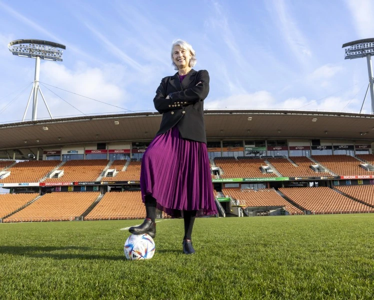 Hamilton Mayor Paula Southgate FMG Stadium Waikato July 2022 3