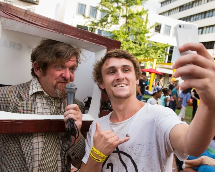 NZ Sevens kick off carnival in Garden Place